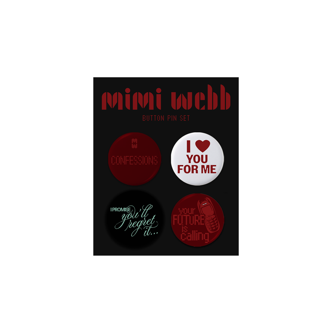 Confessions Button Pin Pack
